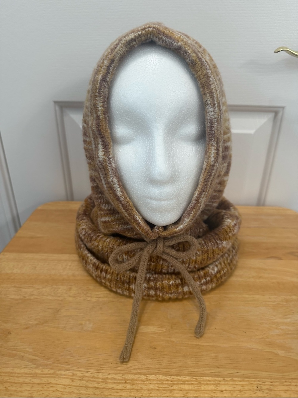 Free People Knitted Hooded Cowl